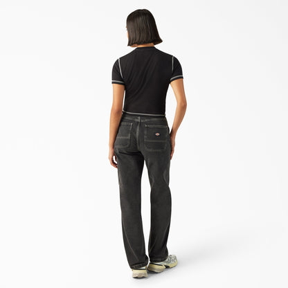 Women's Madison Loose Fit Double Knee Jeans - Dickies Women