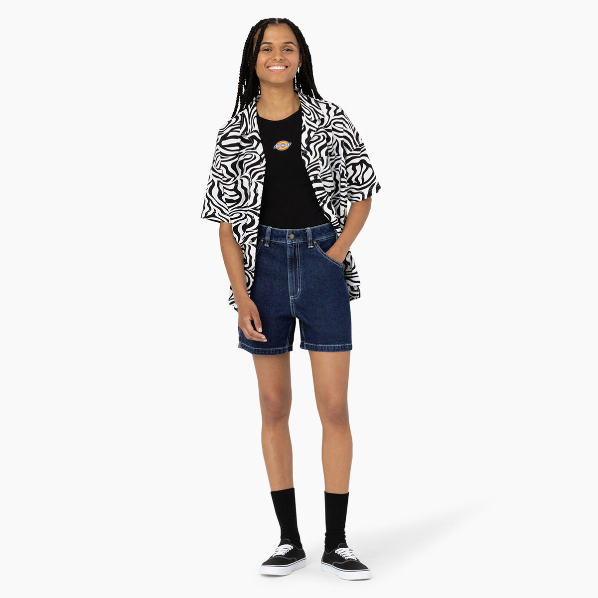 Women's Carpenter Jean Shorts, 5" - Dickies Women