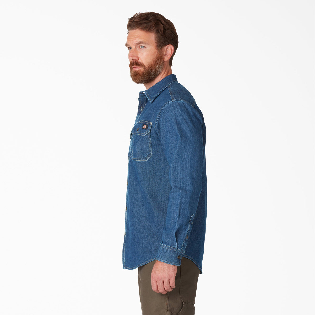 FLEX Denim Long Sleeve Shirt - Dickies Men