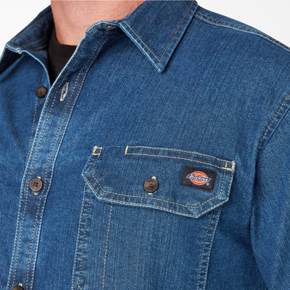 FLEX Denim Long Sleeve Shirt - Dickies Men
