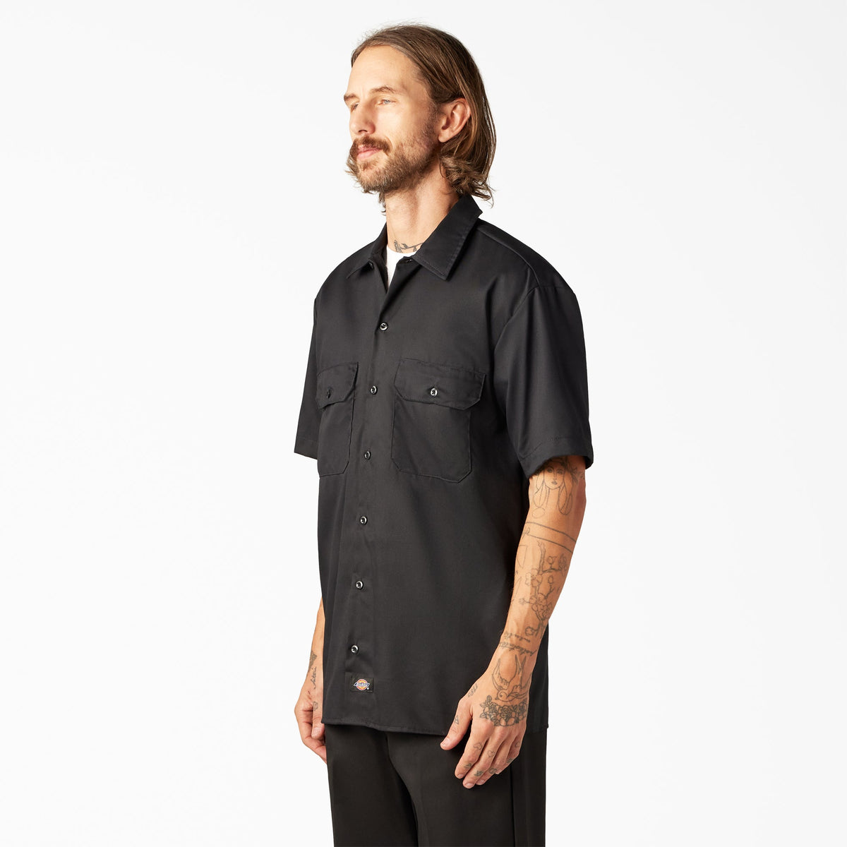 FLEX Relaxed Fit Short Sleeve Work Shirt - Dickies Men