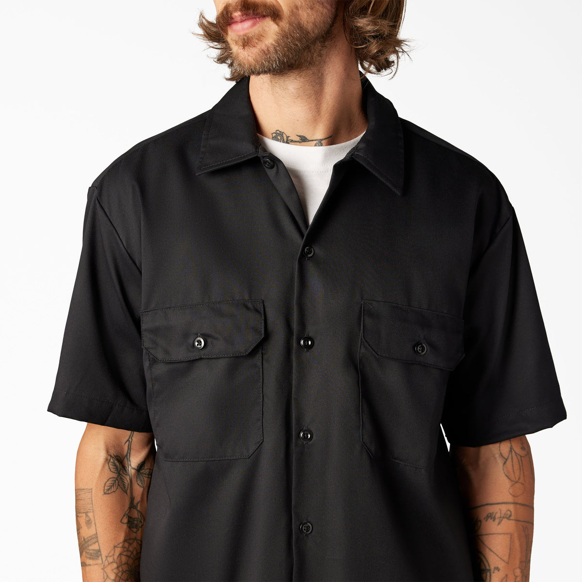 FLEX Relaxed Fit Short Sleeve Work Shirt - Dickies Men