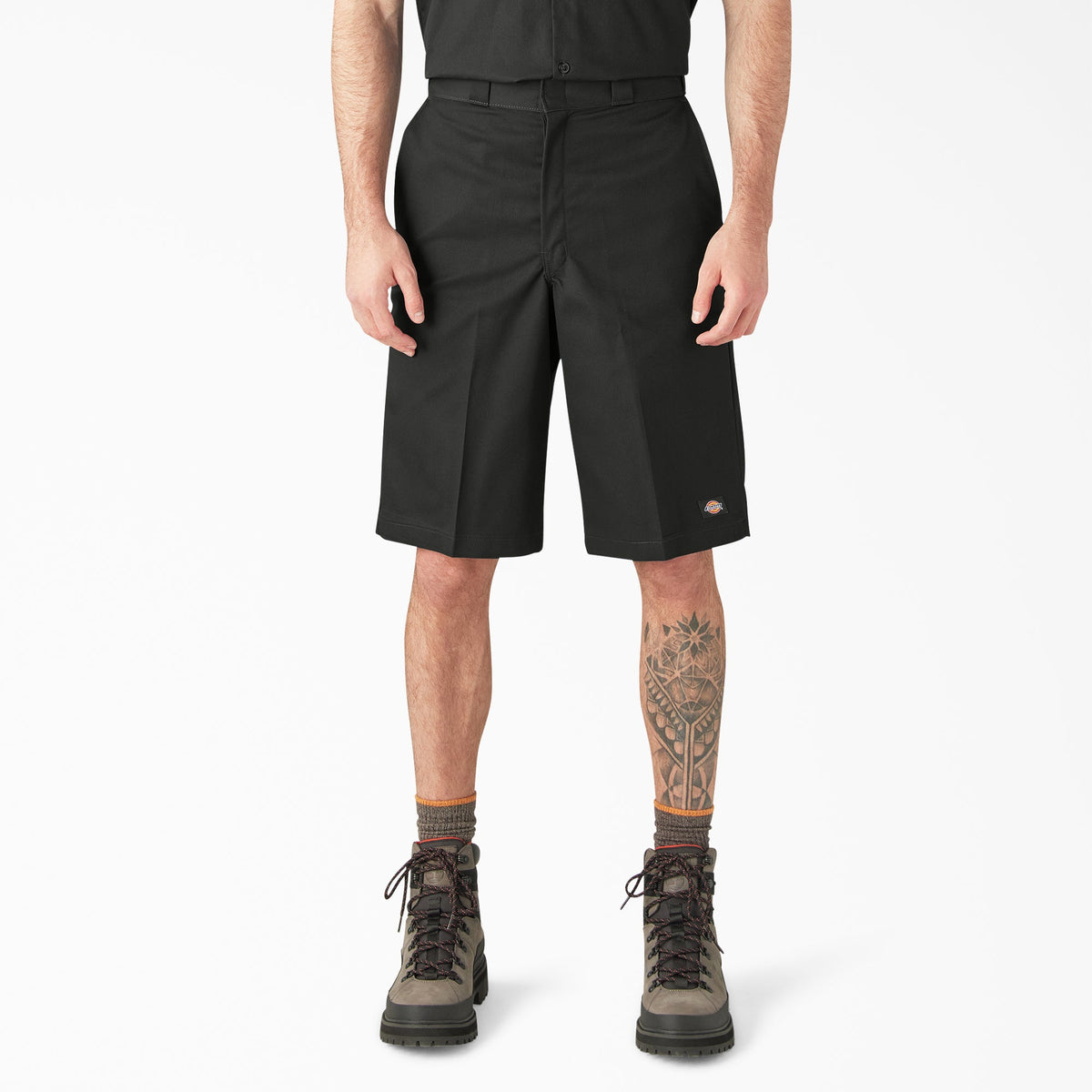 Loose Fit Flat Front Work Shorts, 13" - Dickies Men