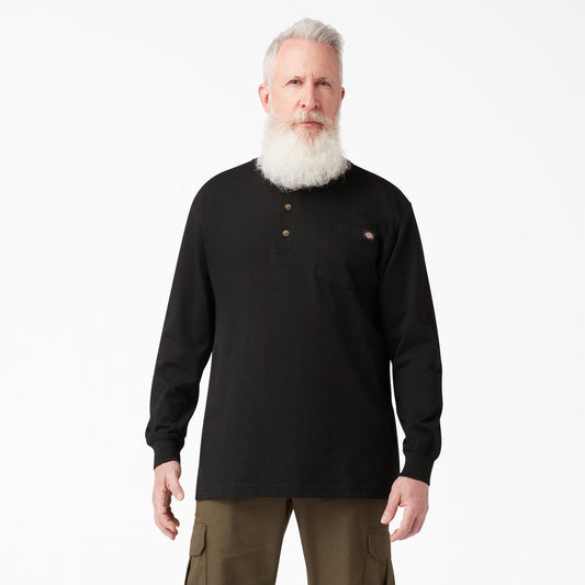 Heavyweight Long Sleeve Henley T-Shirt - Dickies Men