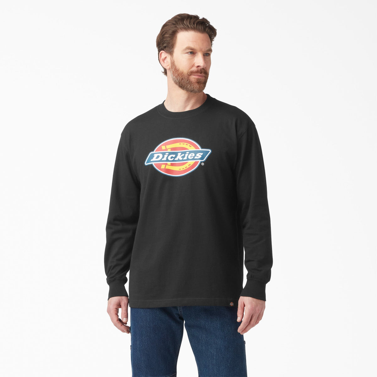 Tri-Color Logo Graphic Long Sleeve T-Shirt - Dickies Men