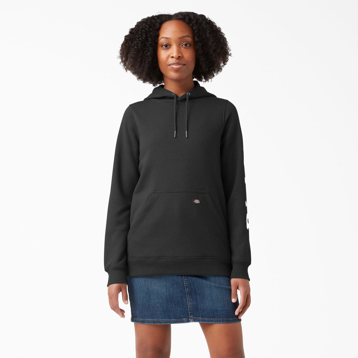 Women's Water Repellent Sleeve Logo Hoodie - Dickies Women