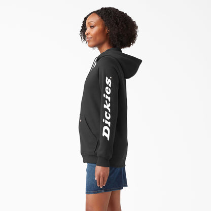 Women's Water Repellent Sleeve Logo Hoodie - Dickies Women