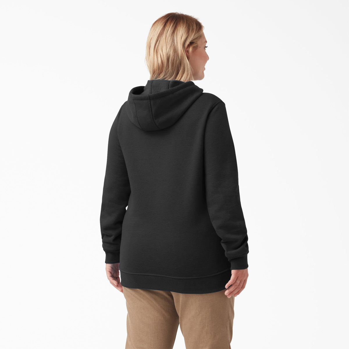 Women's Plus Water Repellent Sleeve Logo Hoodie - Dickies Women