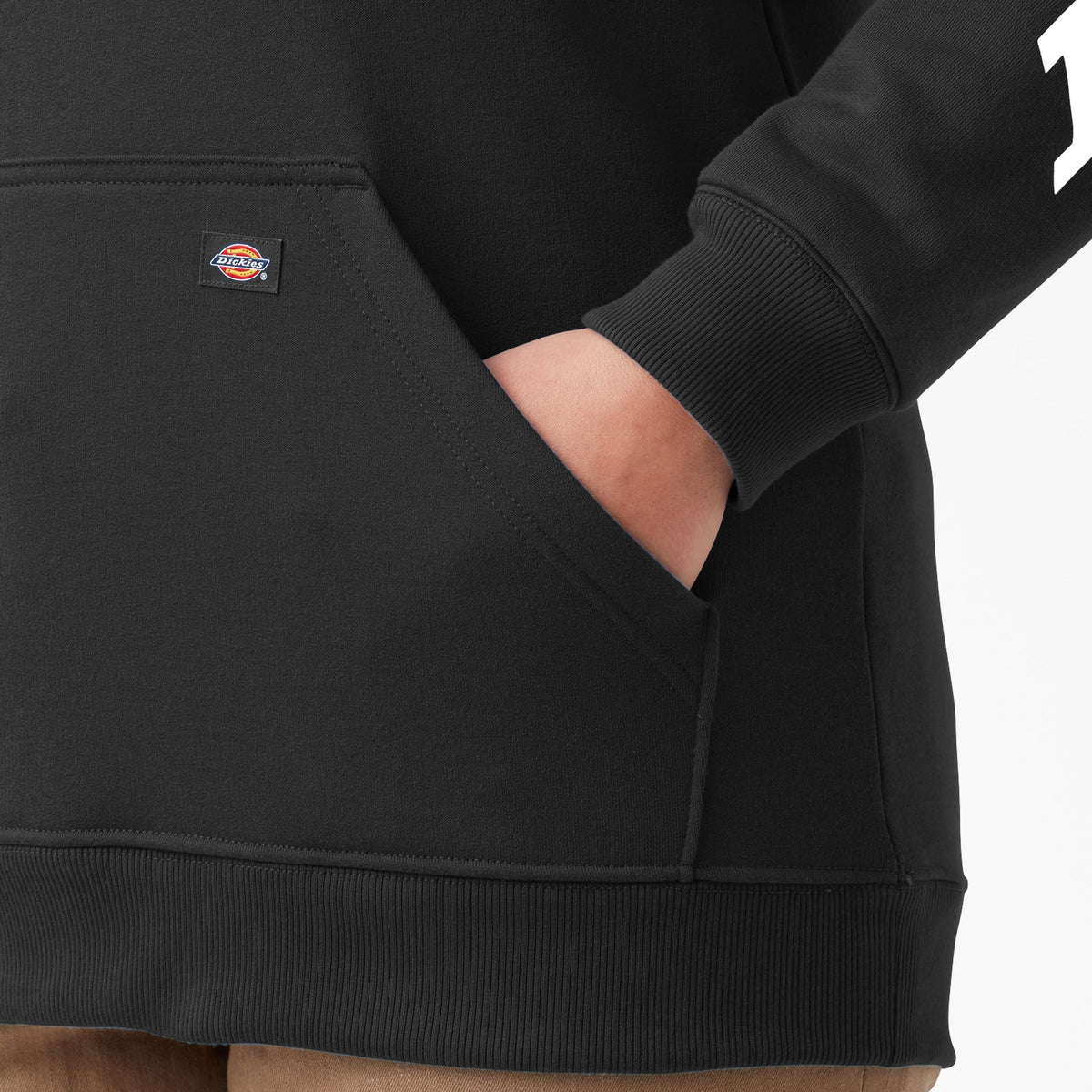 Women's Plus Water Repellent Sleeve Logo Hoodie - Dickies Women
