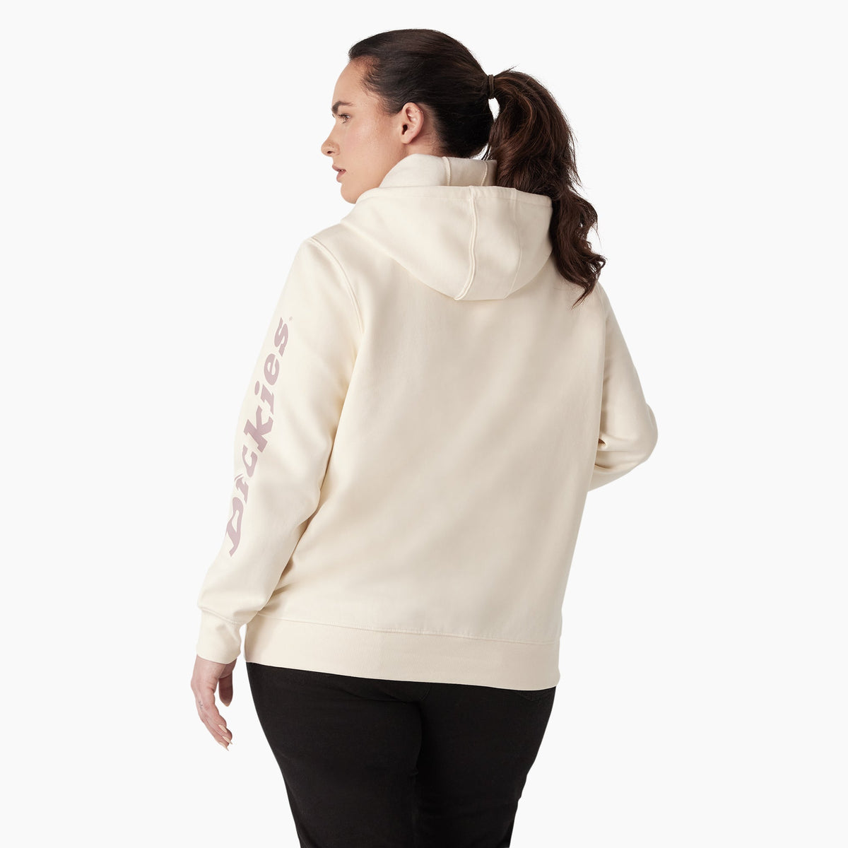 Women's Plus Water Repellent Sleeve Logo Hoodie - Dickies Women
