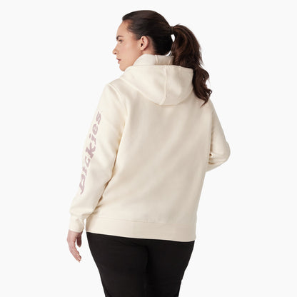 Women's Plus Water Repellent Sleeve Logo Hoodie - Dickies Women