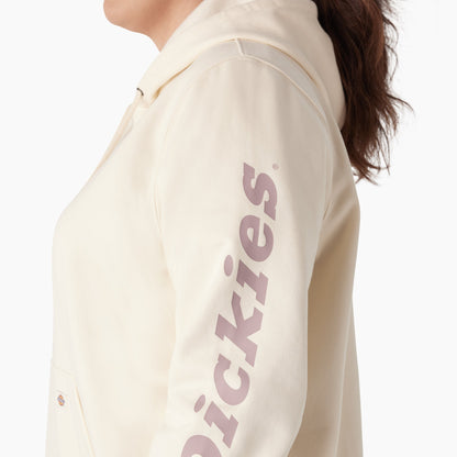 Women's Plus Water Repellent Sleeve Logo Hoodie - Dickies Women
