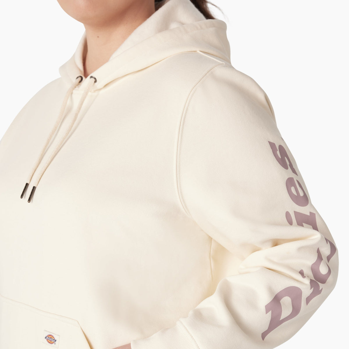 Women's Plus Water Repellent Sleeve Logo Hoodie - Dickies Women