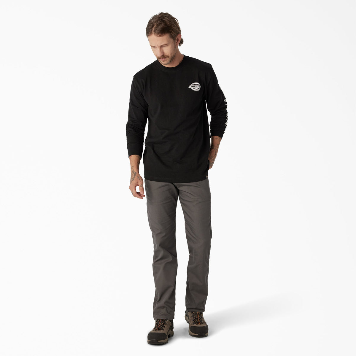 Long Sleeve Heavyweight Logo T-Shirt - Dickies Men