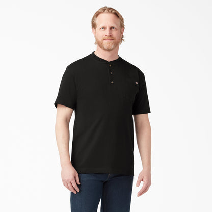 Heavyweight Short Sleeve Henley T-Shirt - Dickies Men