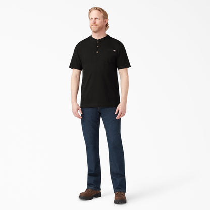 Heavyweight Short Sleeve Henley T-Shirt - Dickies Men