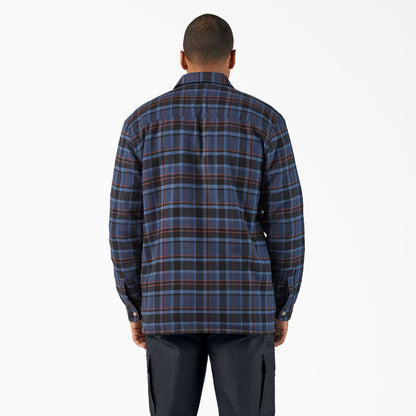 Water Repellent Fleece-Lined Flannel Shirt Jacket - Dickies Men|Sale