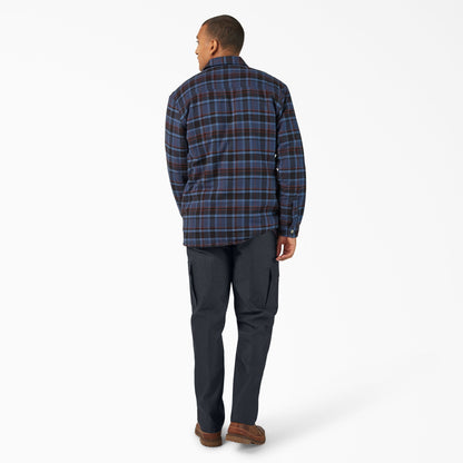 Water Repellent Fleece-Lined Flannel Shirt Jacket - Dickies Men|Sale