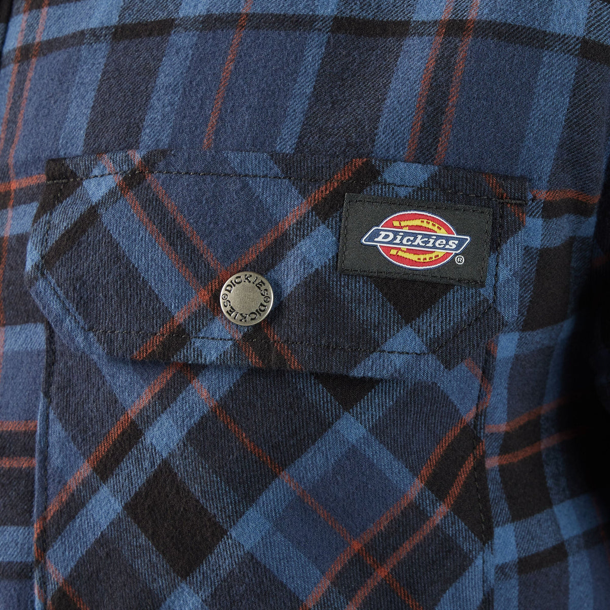 Water Repellent Fleece-Lined Flannel Shirt Jacket - Dickies Men|Sale