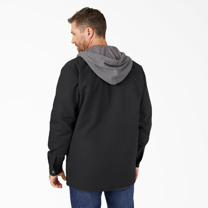Water Repellent Duck Hooded Shirt Jacket - Dickies Men