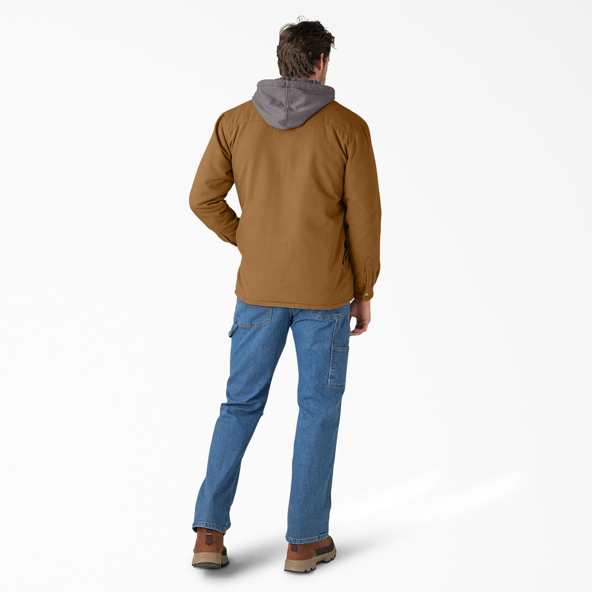 Water Repellent Duck Hooded Shirt Jacket - Dickies Sale