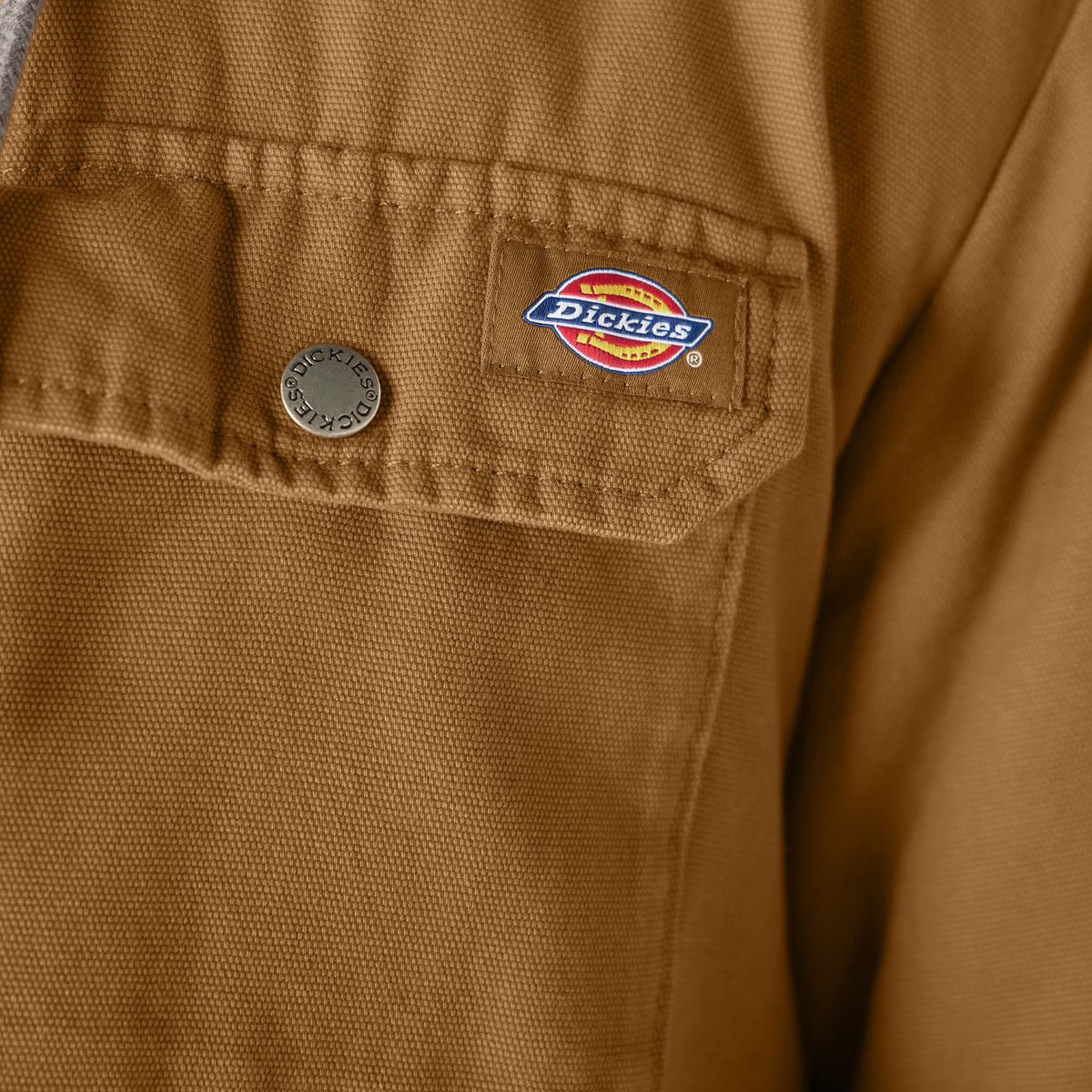 Water Repellent Duck Hooded Shirt Jacket - Dickies Sale