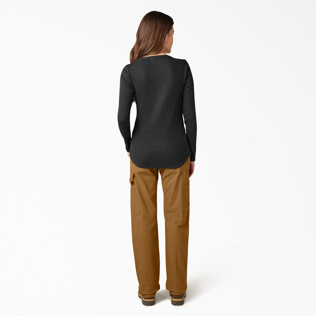 Women's Henley Long Sleeve Shirt - Dickies Women