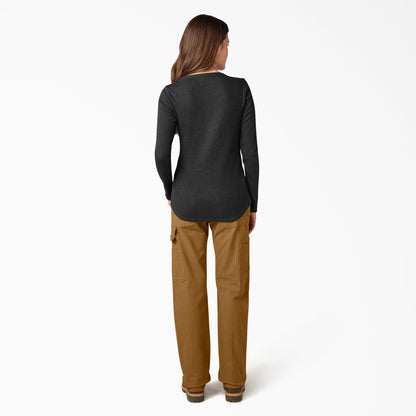 Women's Henley Long Sleeve Shirt - Dickies Women