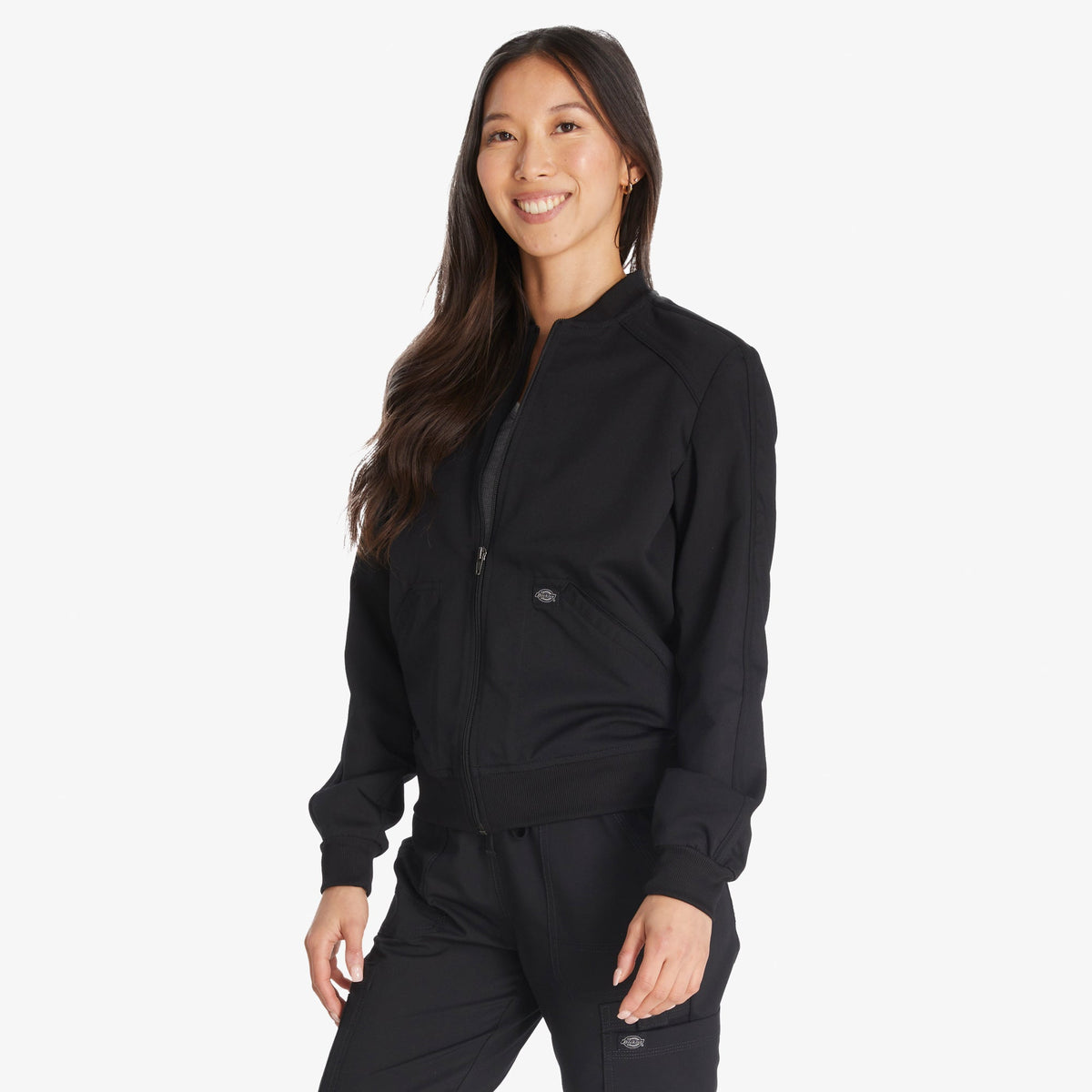 Women's Balance Zip Front Scrub Jacket - Dickies Women|Scrubs