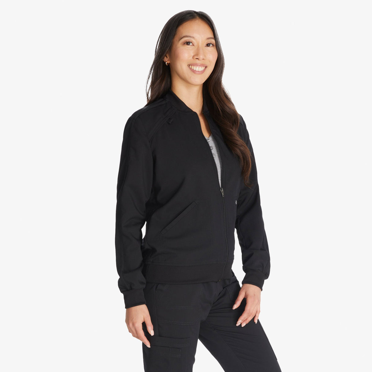 Women's Balance Zip Front Scrub Jacket - Dickies Women|Scrubs