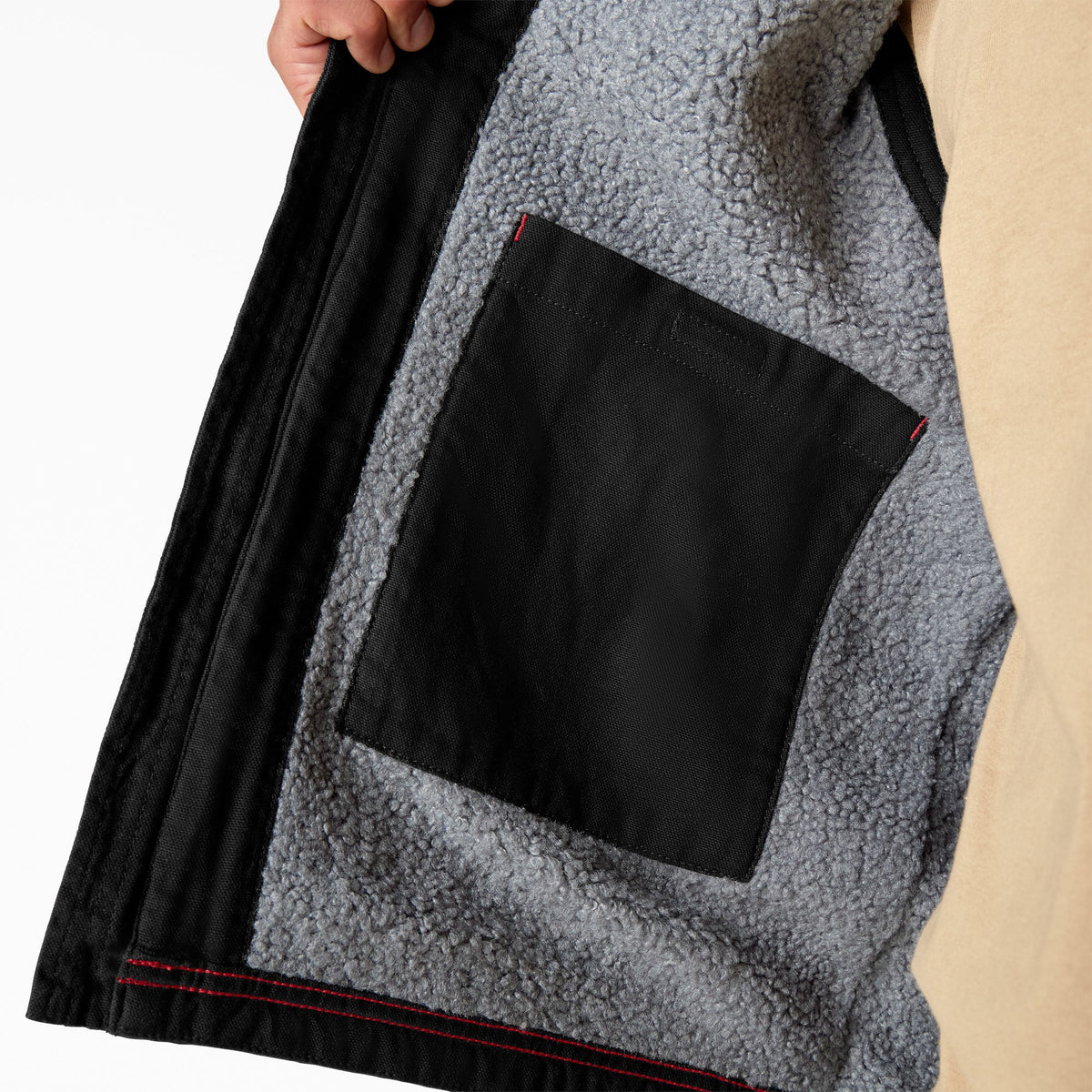 Duck Canvas High Pile Fleece Lined Vest - Dickies Men