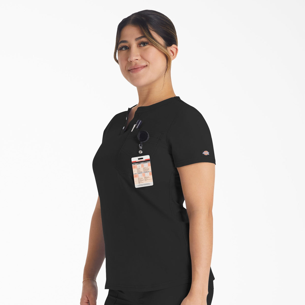 Women's EDS NXT Henley Scrub Top - Dickies Women|Scrubs
