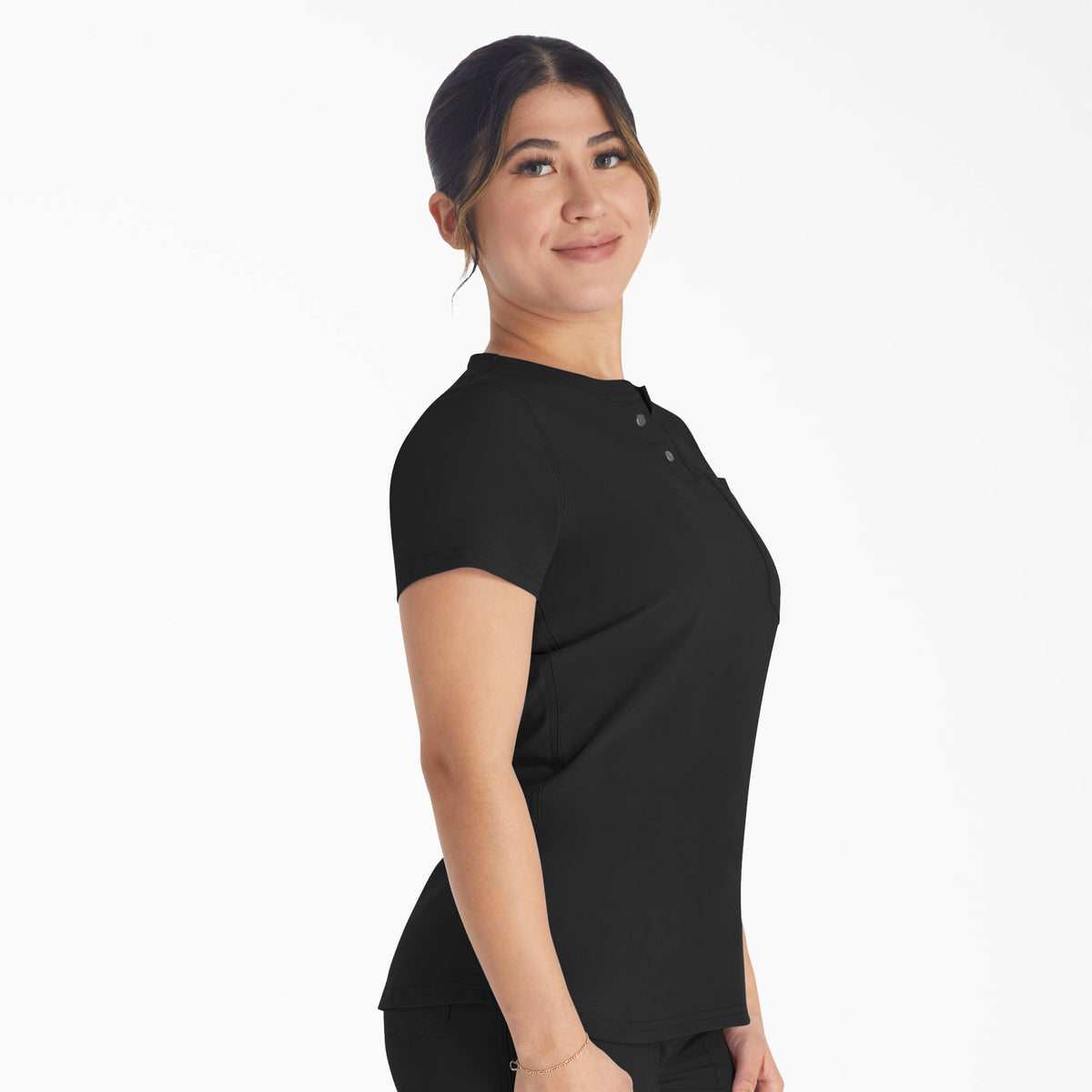 Women's EDS NXT Henley Scrub Top - Dickies Women|Scrubs