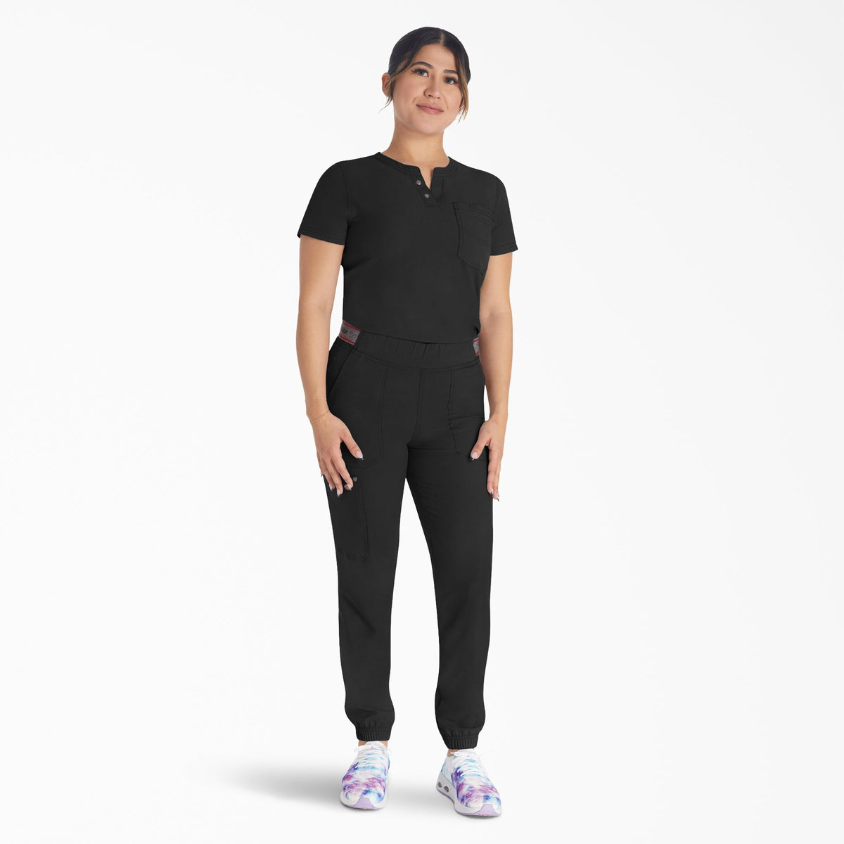 Women's EDS NXT Henley Scrub Top - Dickies Women|Scrubs