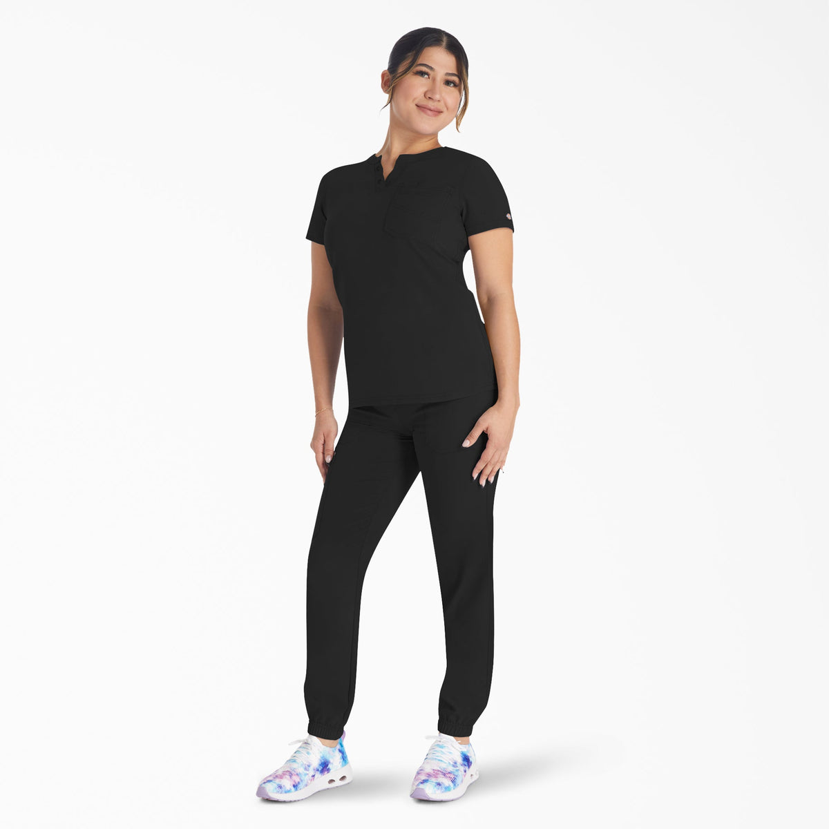 Women's EDS NXT Henley Scrub Top - Dickies Women|Scrubs