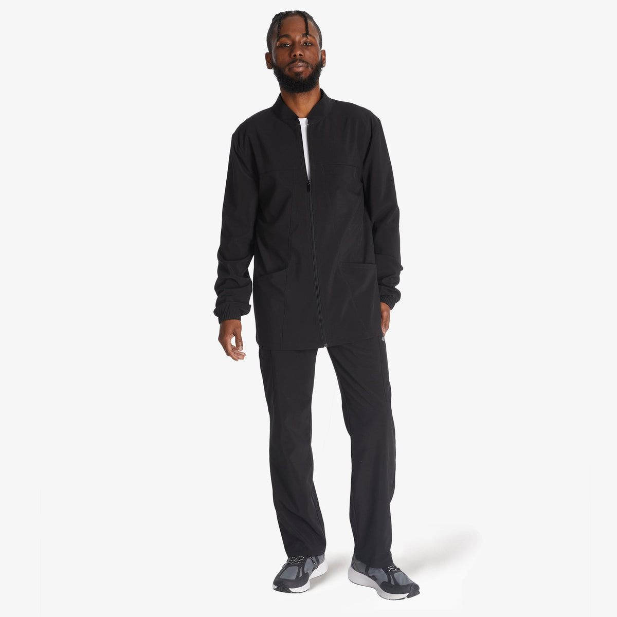 Men's EDS Essentials Zip Front Scrub Jacket - Dickies Men|Scrubs