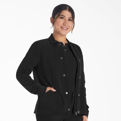 Women's EDS NXT Zip Front Scrub Jacket - Dickies Women|Scrubs