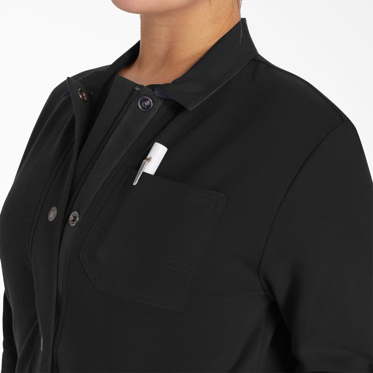 Women's EDS NXT Zip Front Scrub Jacket - Dickies Women|Scrubs