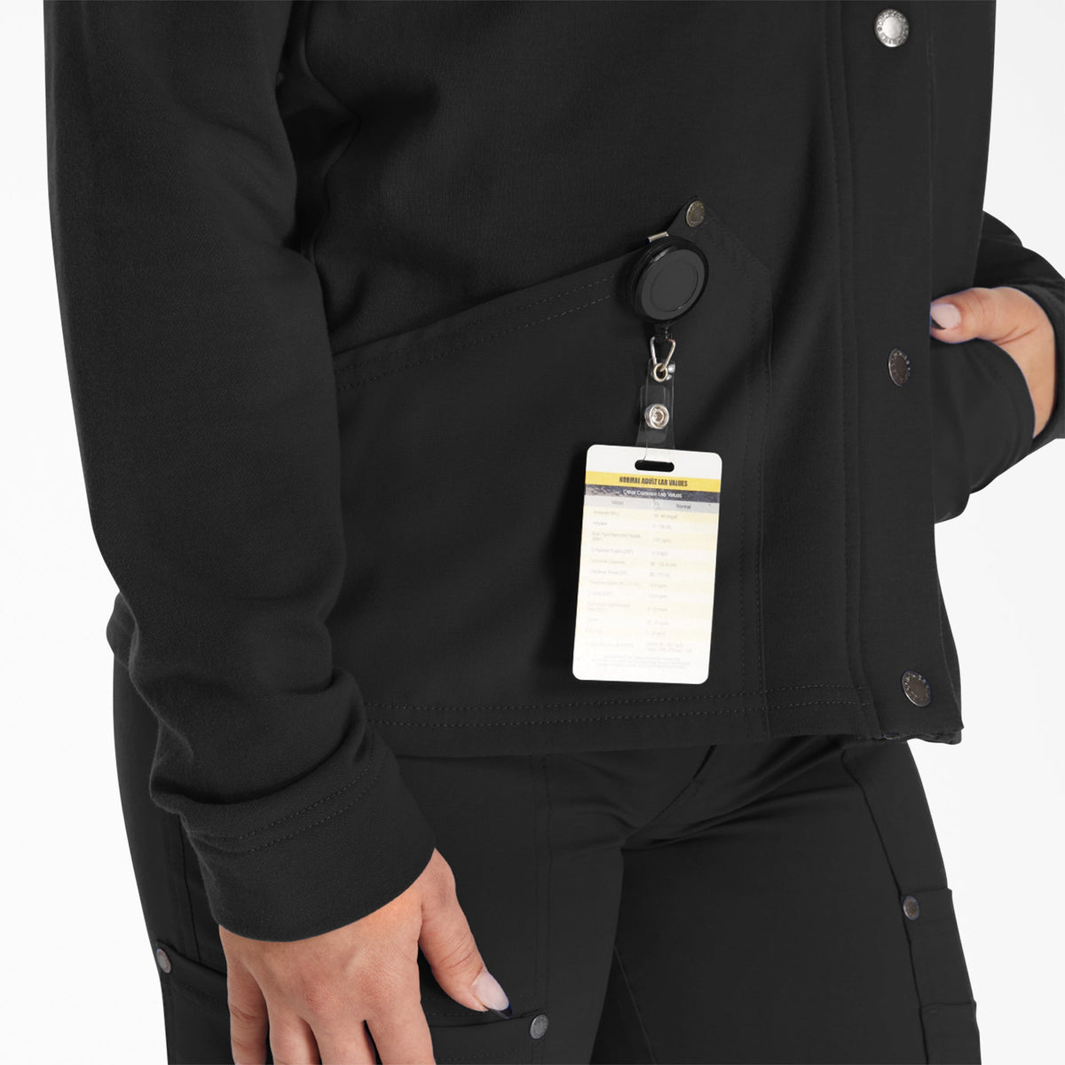 Women's EDS NXT Zip Front Scrub Jacket - Dickies Women|Scrubs