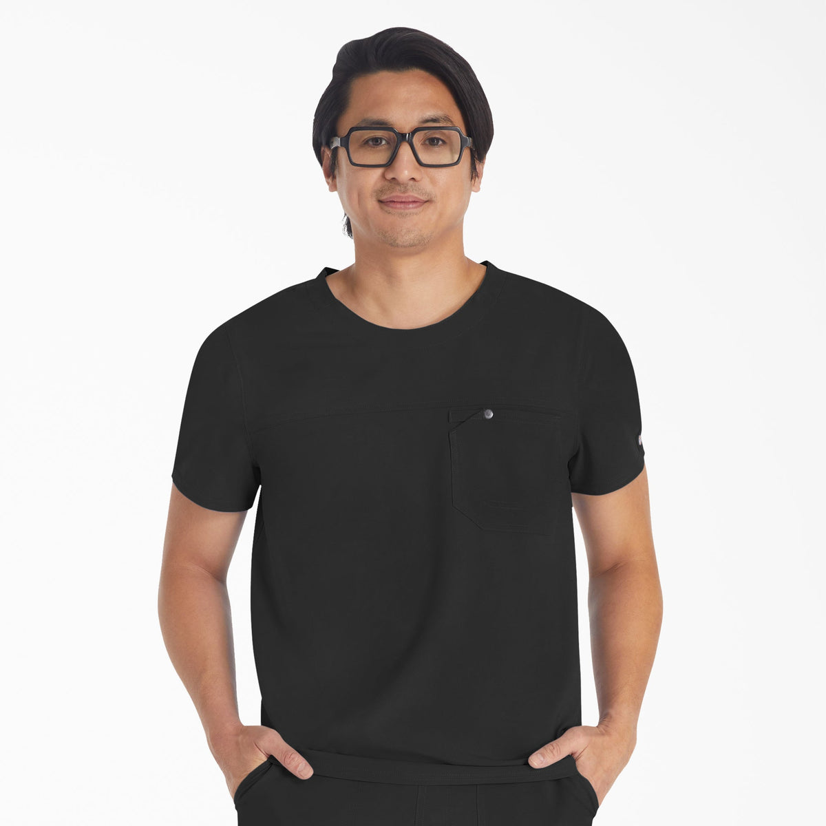 Men's EDS NXT Round Neck Scrub Top - Dickies Men|Scrubs