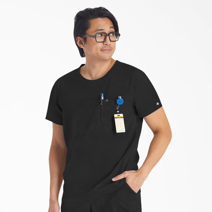 Men's EDS NXT Round Neck Scrub Top - Dickies Men|Scrubs