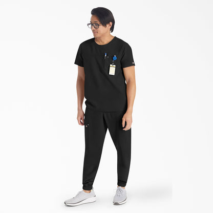 Men's EDS NXT Round Neck Scrub Top - Dickies Men|Scrubs