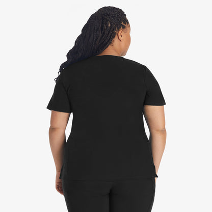 Women's EDS Essentials Mock Wrap Scrub Top - Dickies Women|Scrubs