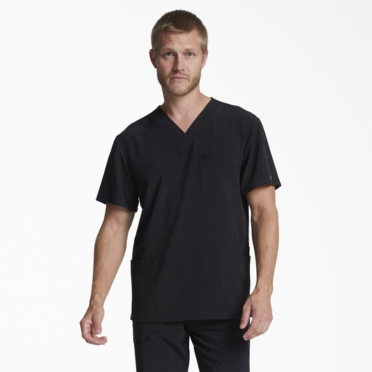 Men's EDS Essentials V-Neck Scrub Top - Dickies Men|Scrubs
