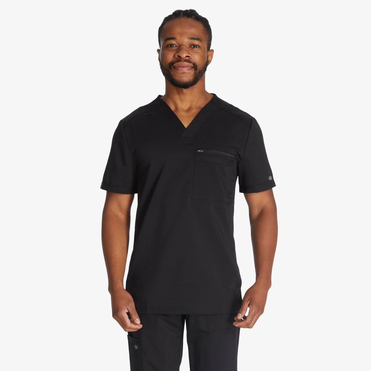 Men's Balance Tuckable V-Neck Scrub Top - Dickies Men|Scrubs