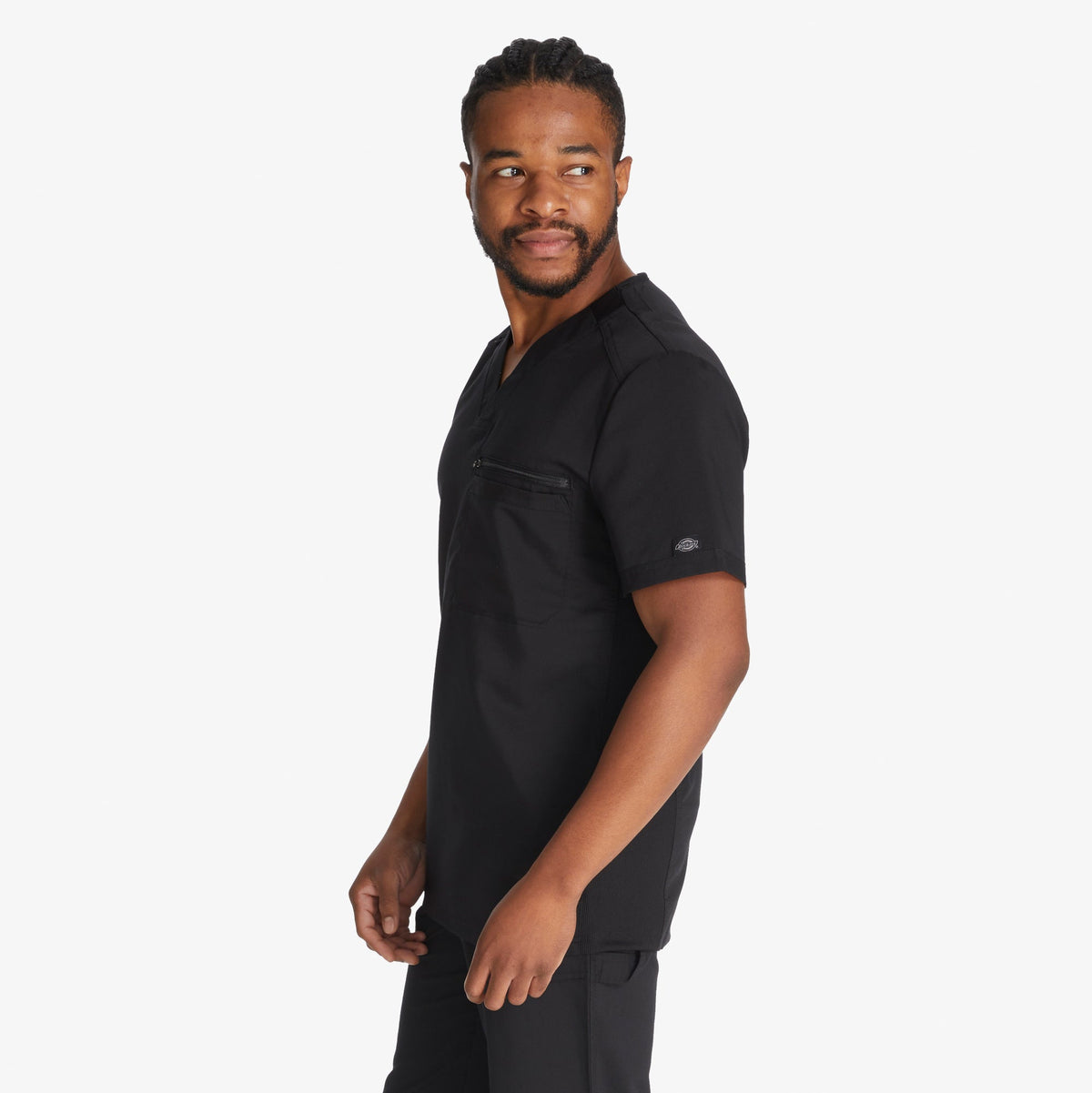 Men's Balance Tuckable V-Neck Scrub Top - Dickies Men|Scrubs