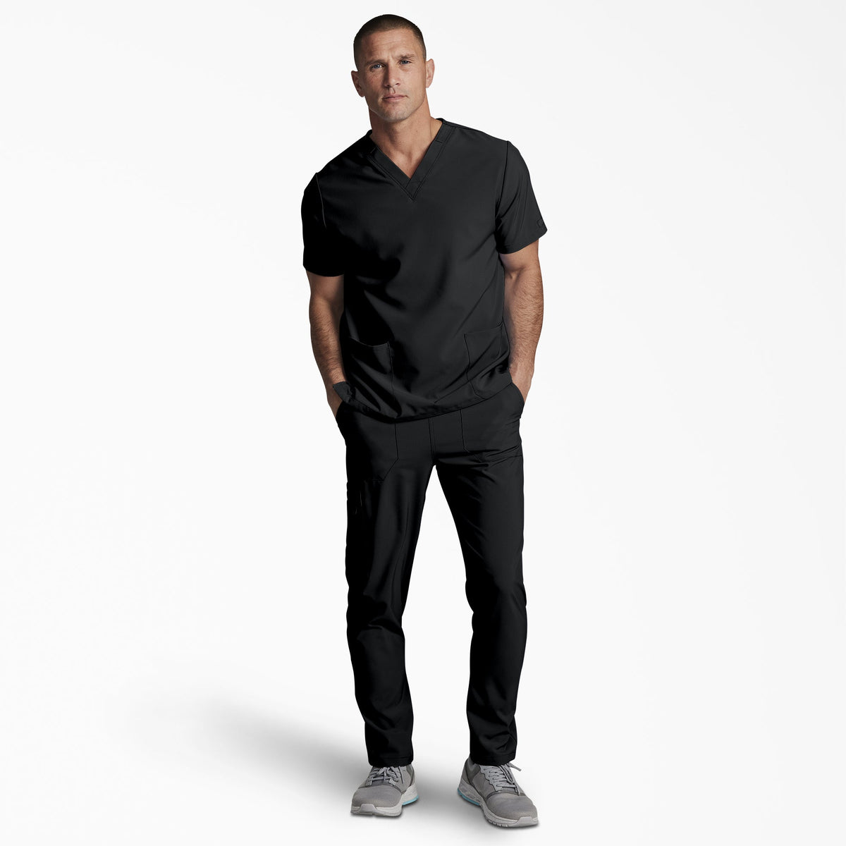 Unisex EDS Essentials V-Neck Scrub Top - Dickies Men|Scrubs|Women