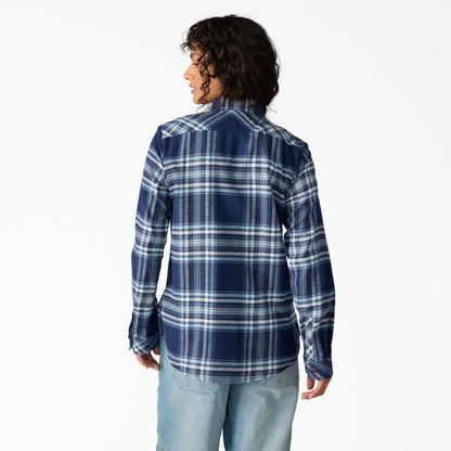 Women's Plaid Flannel Long Sleeve Shirt - Dickies Sale