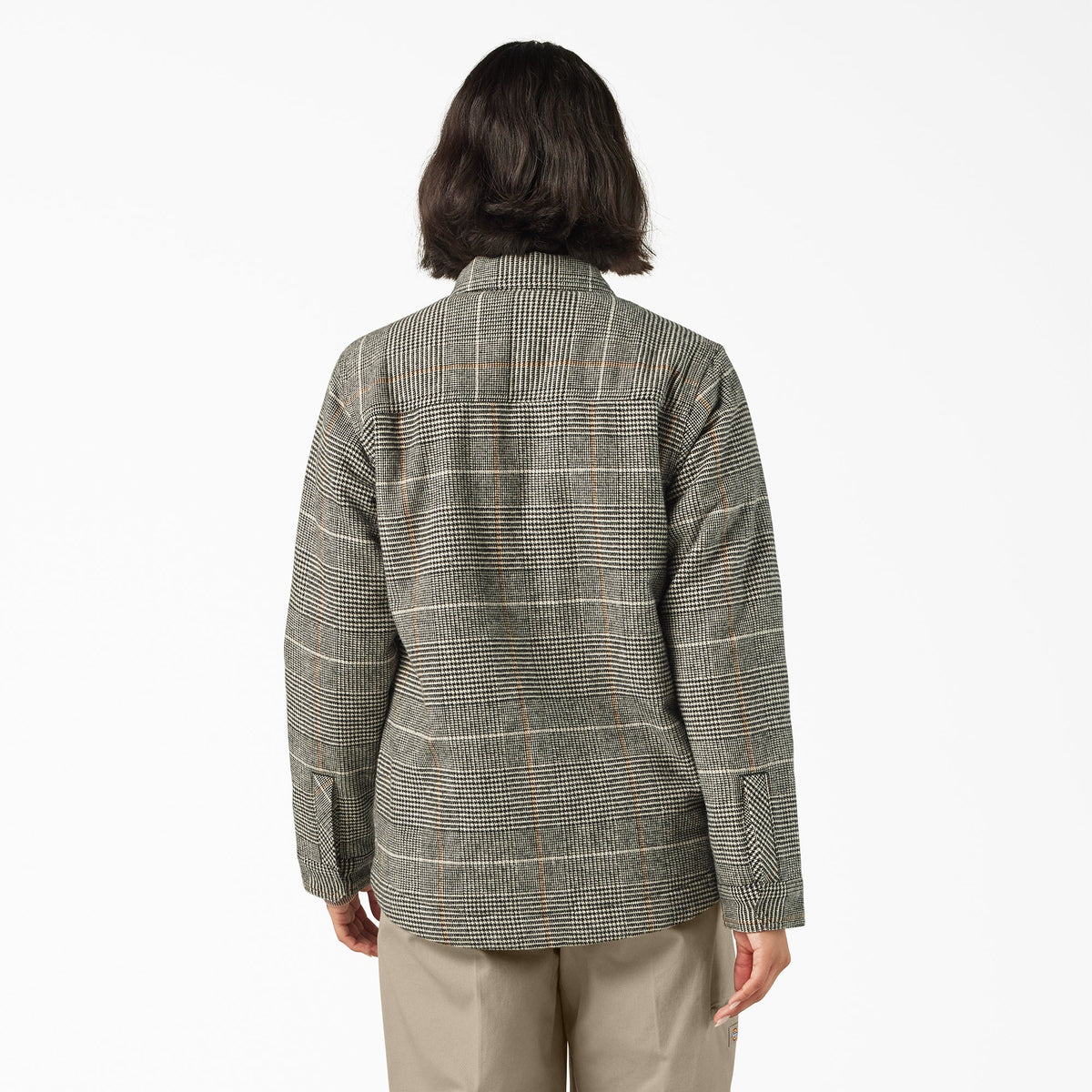 Women's Fleece Lined Flannel Chore Coat - Dickies Women