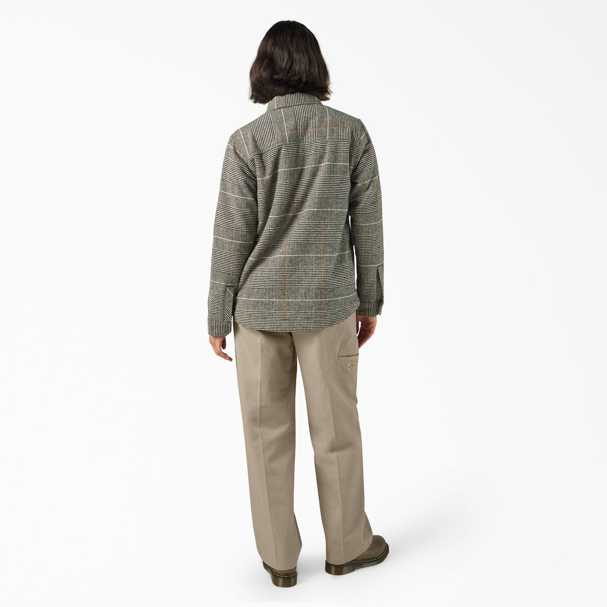Women's Fleece Lined Flannel Chore Coat - Dickies Women